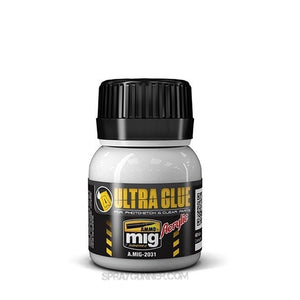 AMMO by MIG Glues Ultra Glue - for Etch, Clear Parts & More AMMO by Mig Jimenez