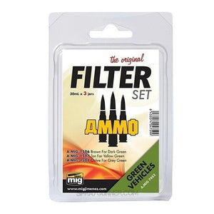 AMMO by MIG Filter Set for Green Vehicles AMMO by Mig Jimenez