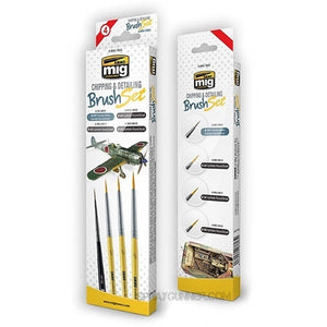 AMMO by MIG Brush Sets - Chipping & Detailing Brush Set AMMO by Mig Jimenez