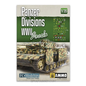 AMMO by MIG Decal Sheets - Panzer Divisions WWII Decals 1/35 AMMO by Mig Jimenez