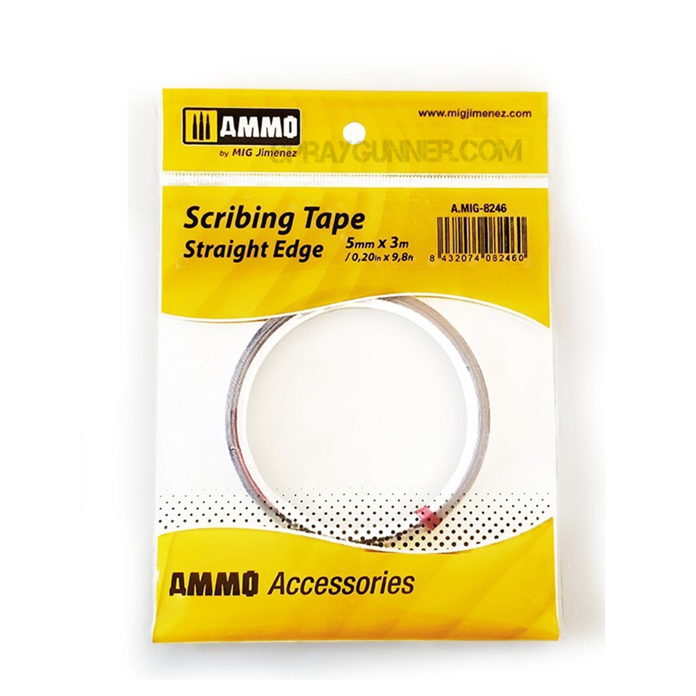 AMMO by MIG Accessories Scribing Tape - Straight Edge (5mm x 3M)