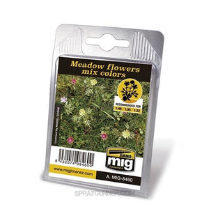 AMMO by MIG Laser Cut Vegetation - MEADOW FLOWERS MIX COLORS