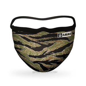 AMMO by MIG Tiger Camo AMMO Face Mask