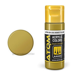 ATOM Acrylic Colors: Zinc Chromate Yellow