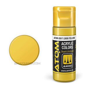 ATOM Acrylic Colors: Lemon Yellow
