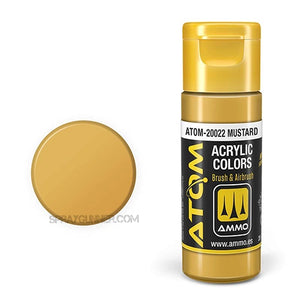 ATOM Acrylic Colors: Mustard