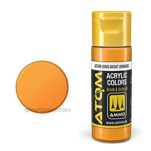ATOM Acrylic Colors: Bright Orange AMMO by Mig Jimenez