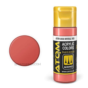 ATOM Acrylic Colors: Imperial Red