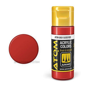 ATOM Acrylic Colors: Blood Red
