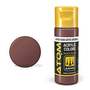 ATOM Acrylic Colors: Coffee Brown