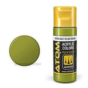 ATOM Acrylic Colors: Yellow Green