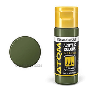ATOM Acrylic Colors: Olivgrün