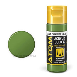 ATOM Acrylic Colors: Bright Green