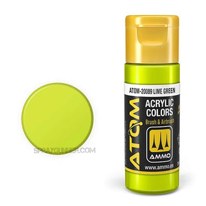 ATOM Acrylic Colors: Lime Green