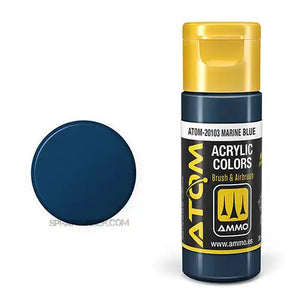 ATOM Acrylic Colors: Marine Blue