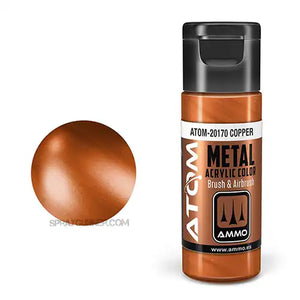 ATOM Acrylic Colors: METALLIC Copper