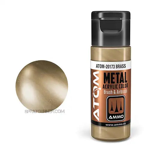 ATOM Acrylic Colors: METALLIC Brass