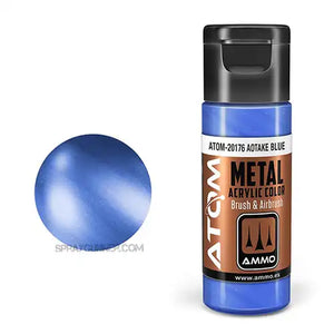 ATOM Acrylic Colors: METALLIC Aotake Blue
