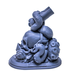 Skull Airbrush Display Stand airbrush holder - SprayGunner