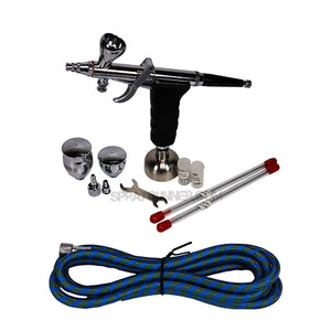 Pistol Trigger Gravity Feed Airbrush Set with hose by NO-NAME Brand