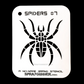 Spider #7 Stencil for airbrushing by NO-NAME Brand