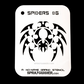 Spider #6 Stencil for airbrushing by NO-NAME Brand