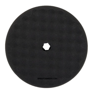 Mirka 8" Quick Disconnect Black Polishing Waffle - SprayGunner