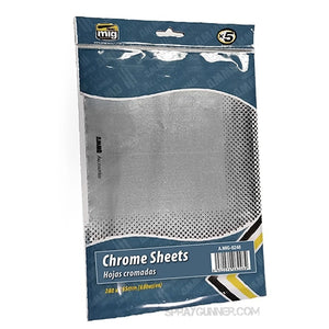 AMMO by MIG Accessories CHROME SHEETS 280x195 mm AMMO by Mig Jimenez