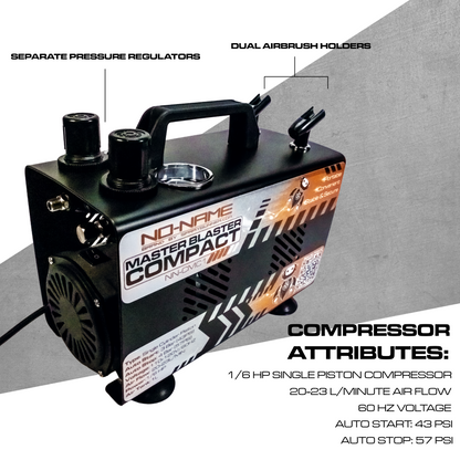 Compact Master Blaster Airbrush Compressor by NO-NAME Brand
