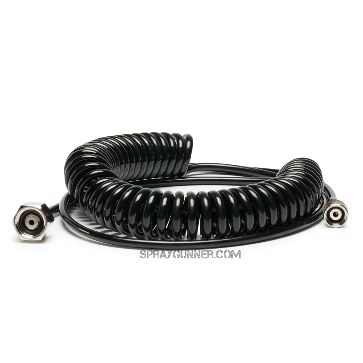 Iwata 10' Cobra Coil Airbrush Hose with Iwata Airbrush Fitting and 1/4" Compressor Fitting Iwata