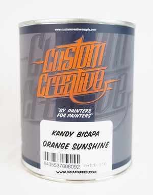 Custom Creative Paints Kandy Sunshine Orange 1 liter 33.8oz KLS-SO-1 Custom Creative