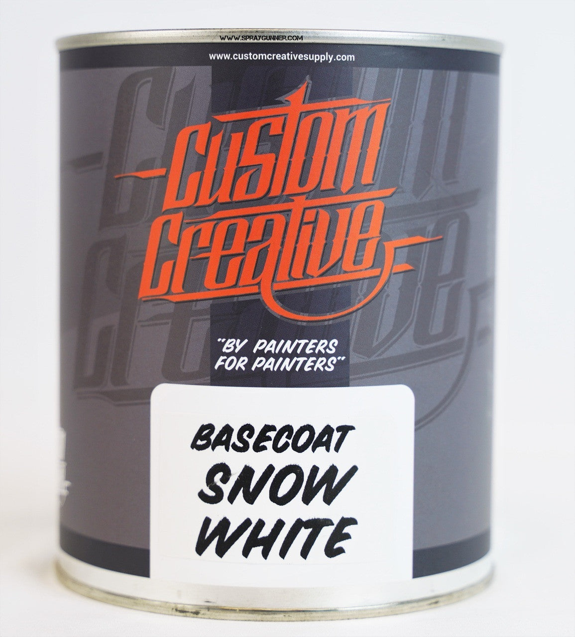 Custom Creative Paints Snow White 1 liter 33.8oz BCSS-SW-1 Custom Creative