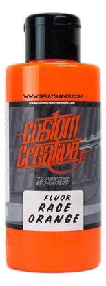 Custom Creative Solvent-Based Racing Fluorescents: Race Orange Custom Creative