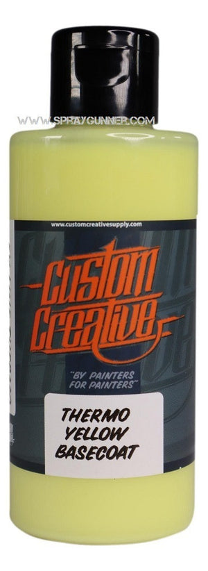 Thermo Yellow FX Thermo Chromical 150ml by Custom Creative FX-TC-Y-150 Custom Paints