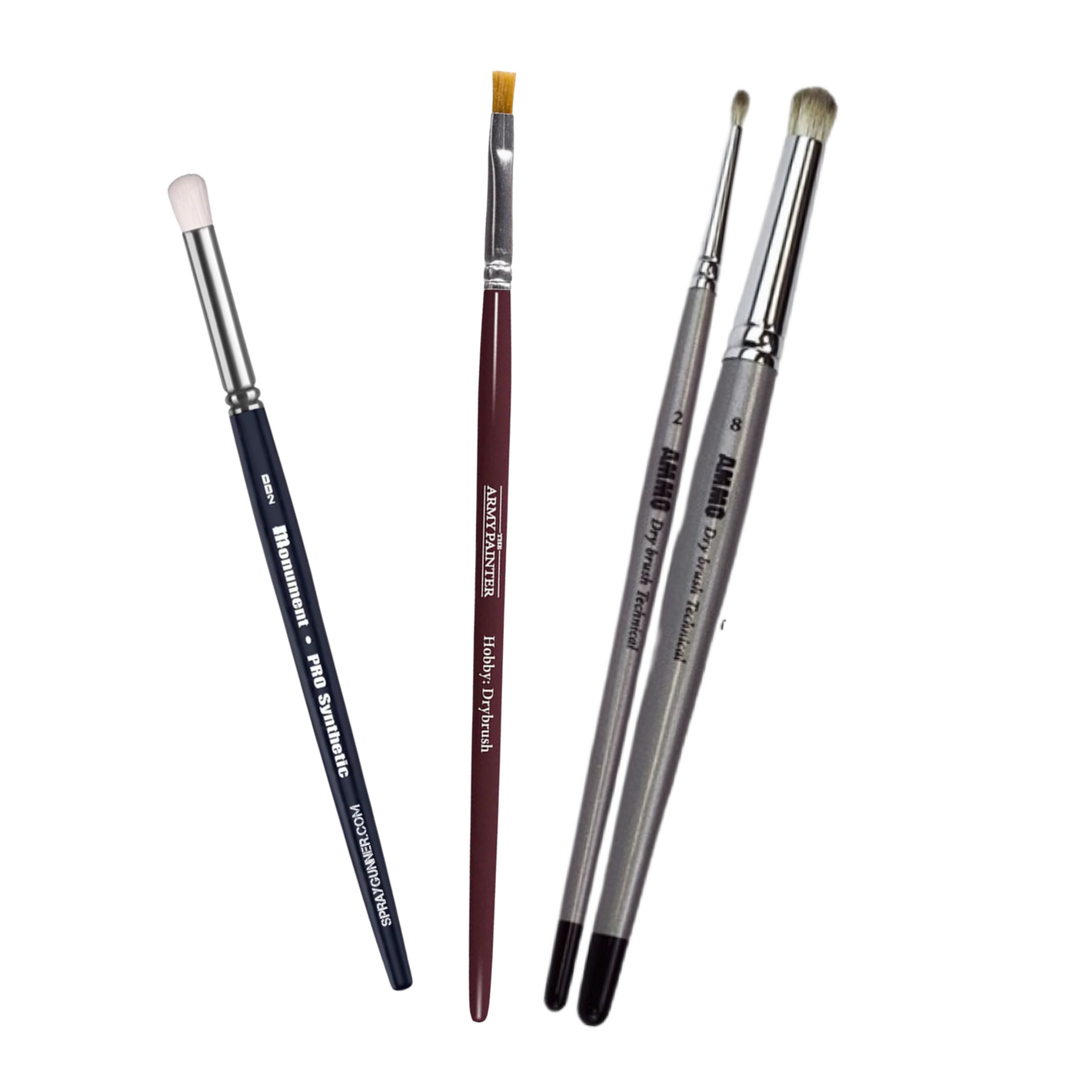 Drybrushes from various companies
