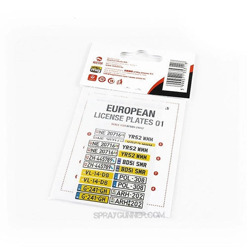 1/24 European License plates vol.01 AMMO by Mig Jimenez
