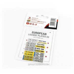 1/24 European License plates vol.01