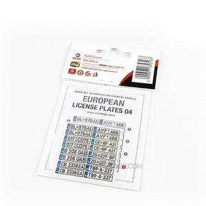 1/24 European License plates vol.04