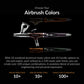 Gaahleri Aventus Tailor Made Edition airbrush color customization options showing multiple body and handle combinations with over 100 possible configurations.