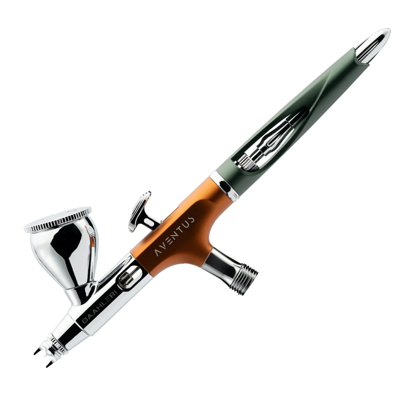 Gaahleri Aventus Tailor Made Edition airbrush designed for precision control, smooth atomization, and professional airbrushing performance.