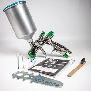 Open Box Anest Iwata LS-400 Series 2 Standard Spray Gun Eco Set (Supernova Replacement) (ET 1.4 Metal Cup)