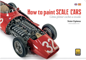 How to Paint SCALE CARS - hard cover book with step-by-step on painting model cars. - SprayGunner