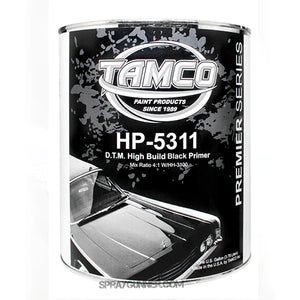 Tamco HP-5311 DTM 2K High Build Primer 4:1 Black 1 Qt Tamco