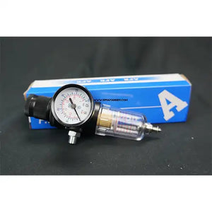 High-Pressure Air Regulator with Gauge and Moisture Trap Filter by NO-NAME Brand