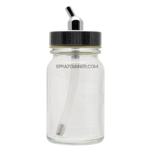 Iwata Glass Bottle with Metal Adaptor Cap (1.5 oz / 44 ml) Iwata