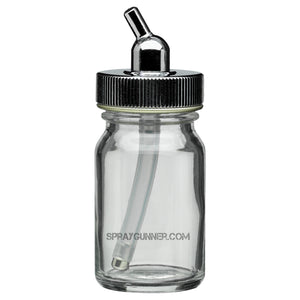 Iwata Glass Bottle with Metal Adaptor Cap (0.68 oz / 20 ml)