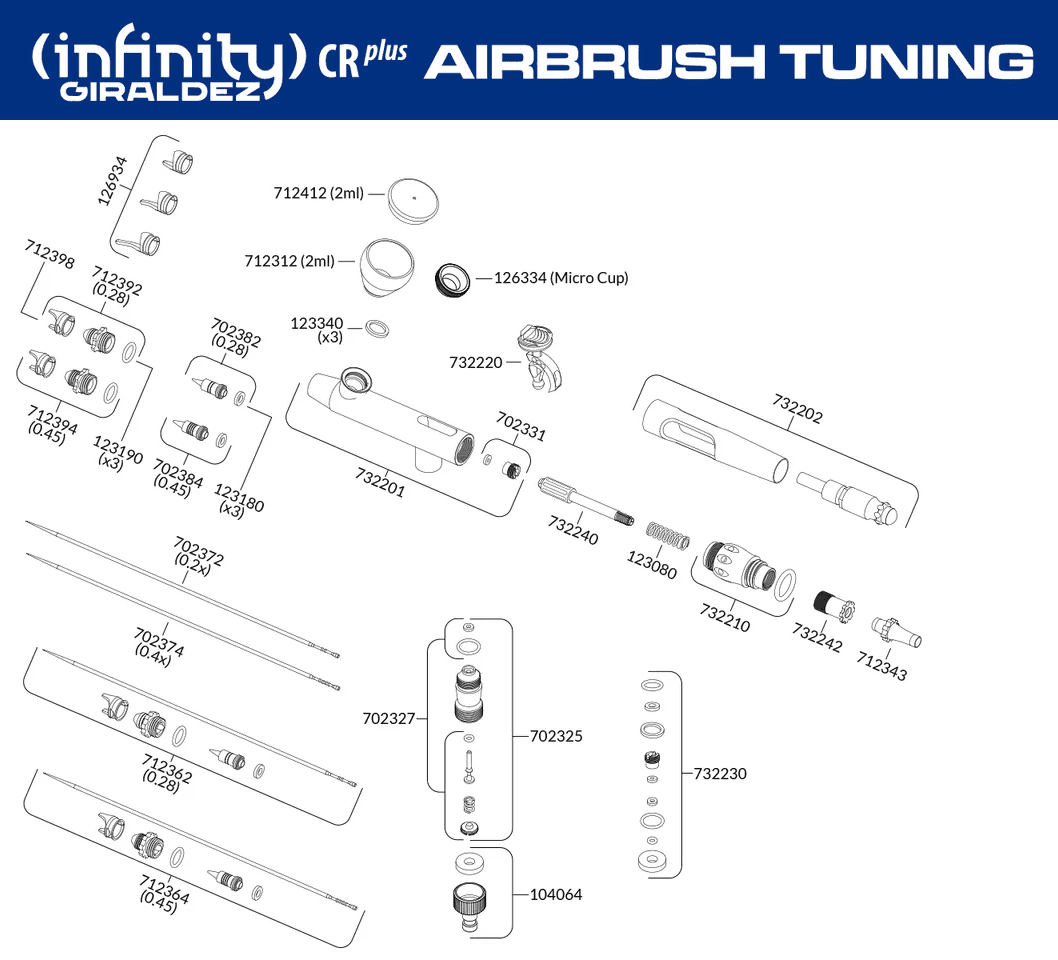 Infinity R162 Parts Harder & Steenbeck Giraldez Infinity Parts | Genuine CR Plus Spares