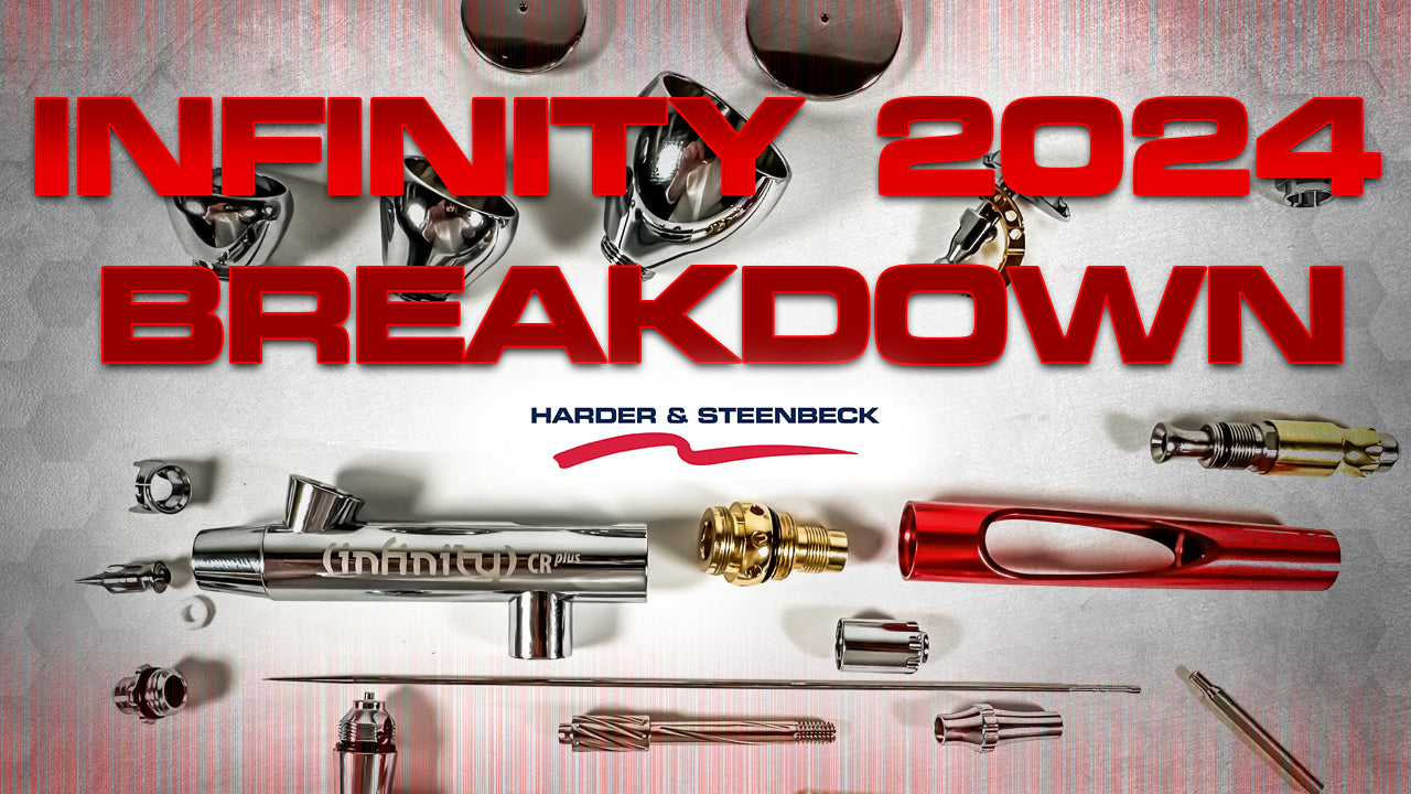 Video laden: Full breakdown and reassembly of the Harder &amp; Steenbeck Infinity 2024 airbrush