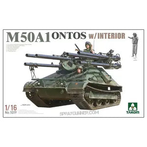 Takom 1019 1/16 M50A1 Ontos w/ interior TAKOM