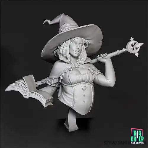 Kat, Witch's apprentice Bust 1/12 [Songs of War Series] Big Child Creatives
